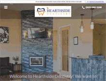 Tablet Screenshot of hearthsidedentistry.com